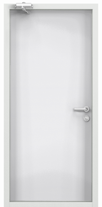 Дверь противопожарная EI 60, Порошково-полимерное покрытие, —, RAL 9016 белый в Краснодаре